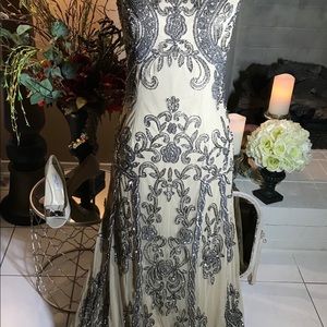 Sequined Evening Gown